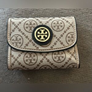 Tan and Brown InspiredLogo Wallet NEW, comes with box